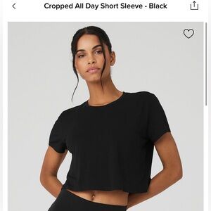 Alo Cropped All Day short sleeve